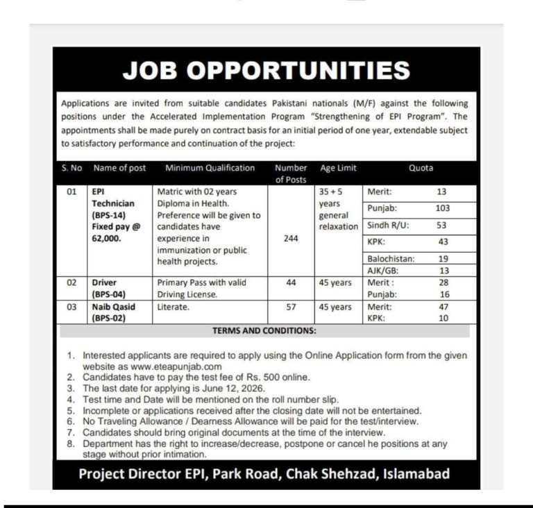 EPI Program