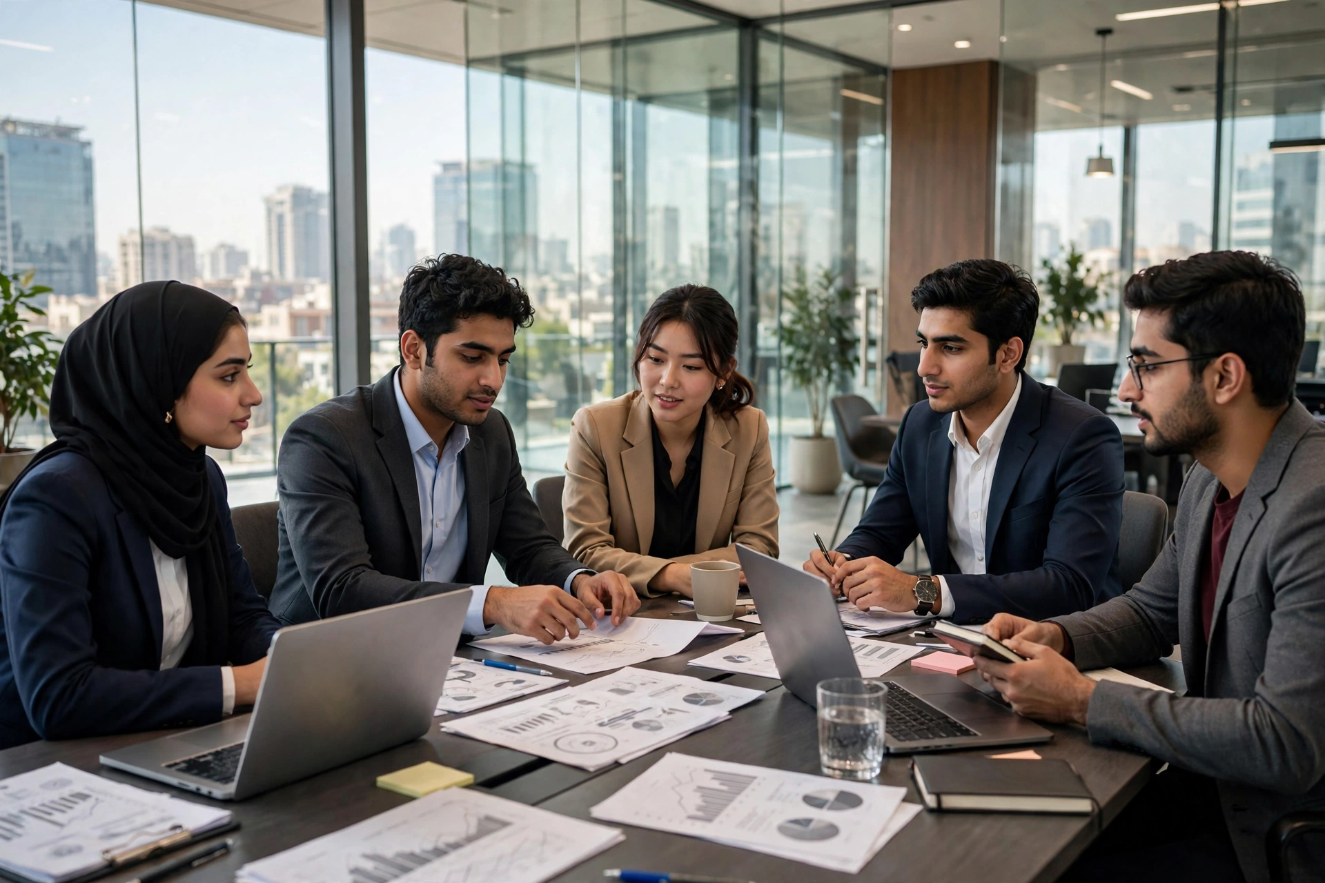 Allied Bank Jobs 2026 – young management trainees working in a modern bank office