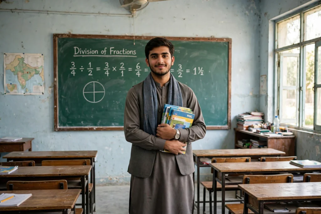 STI and Educators jobs preparation guide 2026 – teacher in a Punjab school classroom