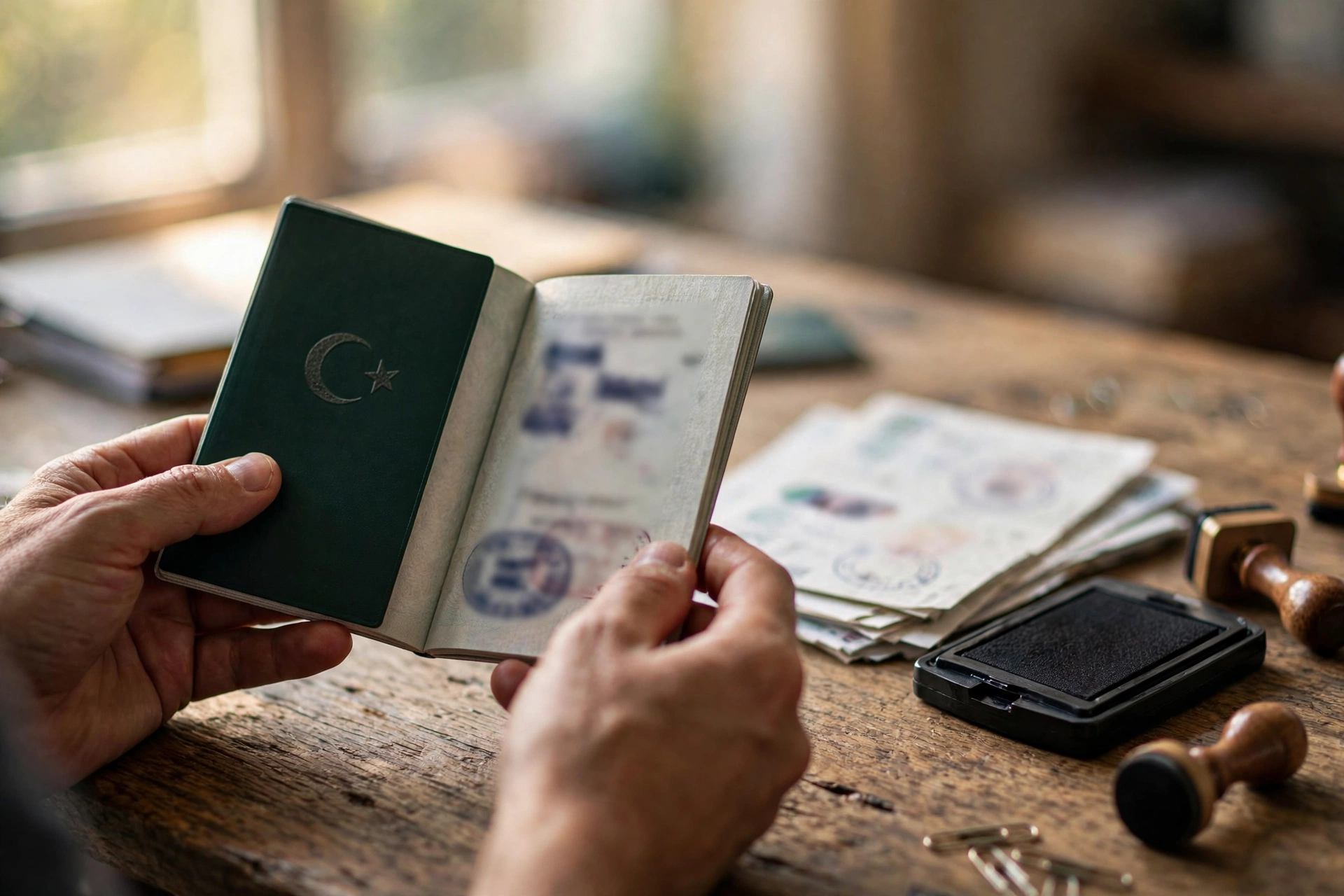 OEC overseas jobs 2026 – Pakistani passport with protector verification documents